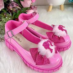 Sapatilha Mocassim Barbie Pom Pom