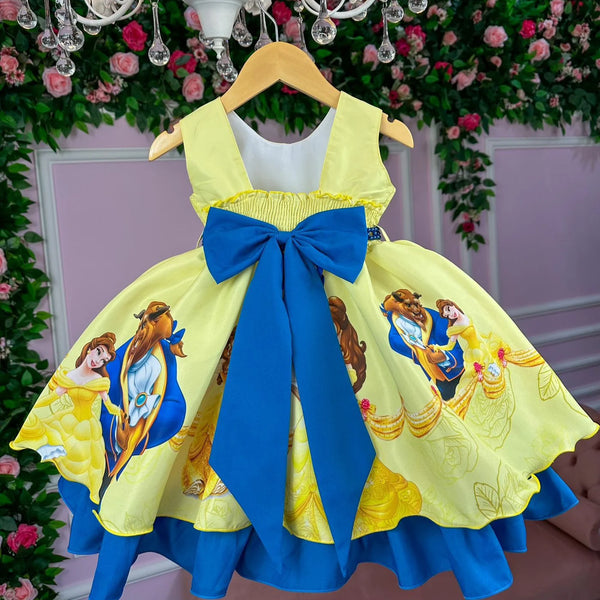 Vestido Tematicos da Miss A Bela e a Fera - Glamim
