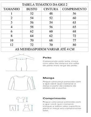 Vestido Tematicos da Gigi Barbie - Glamim