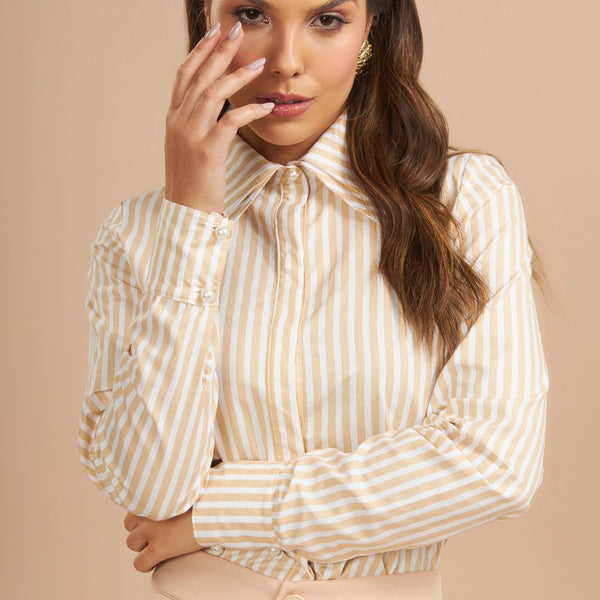 Camisa listrada Love-me