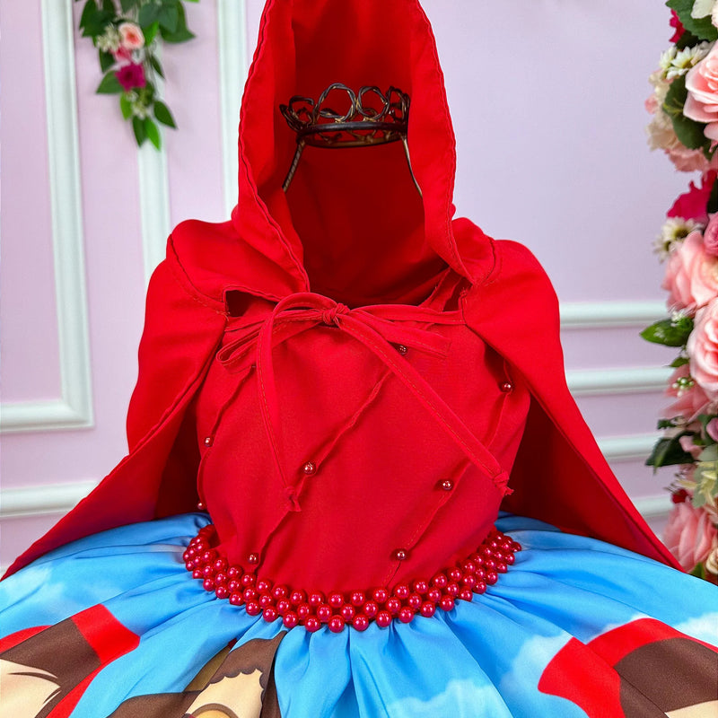 Vestido Infantil Temáticos da Gigi Chapeuzinho Vermelho - Glamim