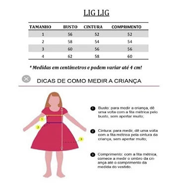 Vestido Lig Lig Tematico Circo Glamim