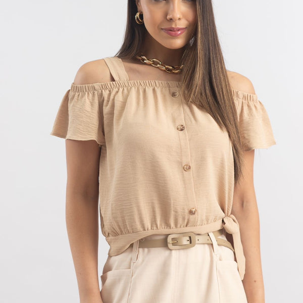 Blusa Elisa amarração lateral