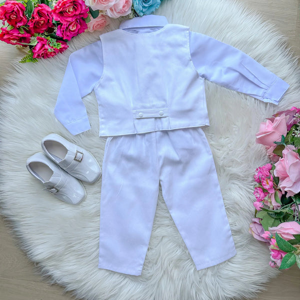 CONJUNTO MISS CHERRY SOCIAL COLETE BRANCO