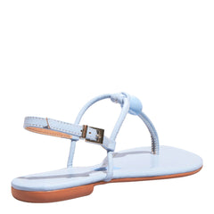 Rasteira Verniz Show Azul Gelatto