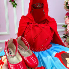 Vestido Infantil Temáticos da Gigi Chapeuzinho Vermelho - Glamim