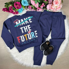 Conjunto Inverno Juvenil Taita Kids The Future Azul