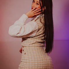 CONJUNTO MIkAELA  PIED DE POULE