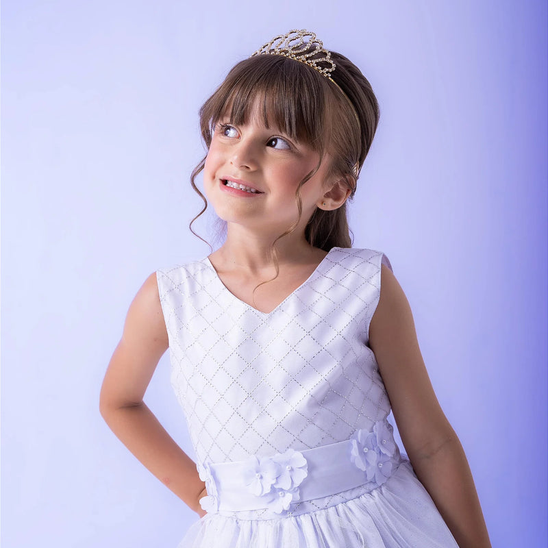 Vestido Marie Longo Olivia Branco - Glamim