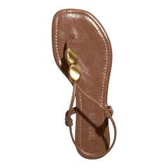 Rasteira Napa Madri Marrom