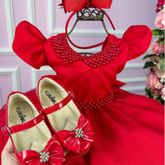 Vestido Luxo Pérolas - Glamim