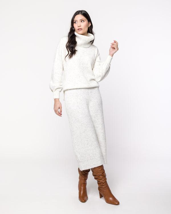 Blusa Bárbara Prega no punho com botão - TRICOT