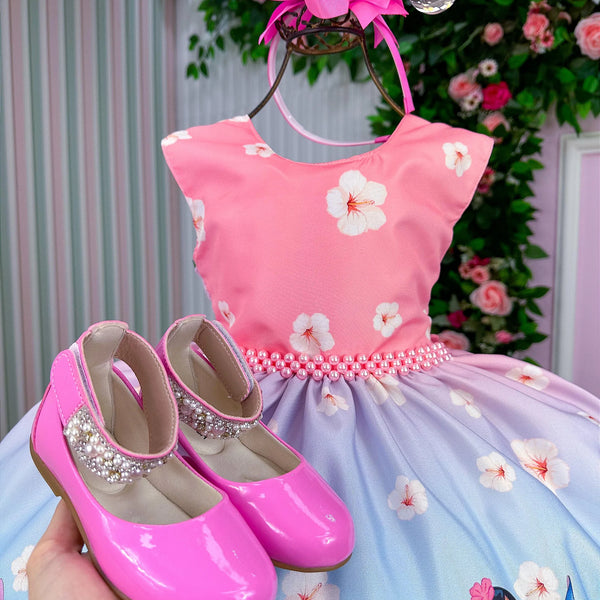 Vestido Tematicos Ysa Kids Lilo e Stitch Glamim
