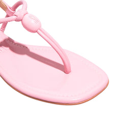 Rasteira Verniz Show Rosa Cotton