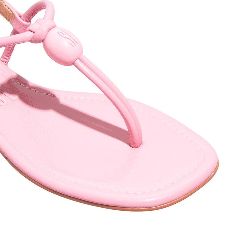 Rasteira Verniz Show Rosa Cotton