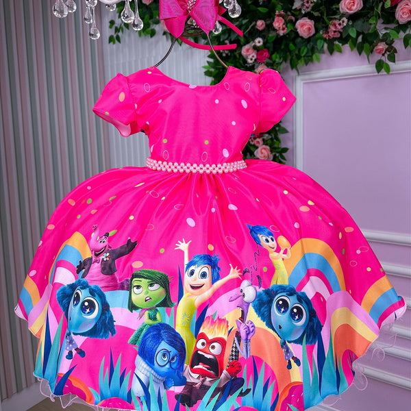 Vestido Tematicos Ysa Kids Divertidamente Glamim