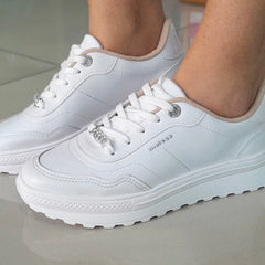 Tênis Feminino Casual Moleca BRANCO