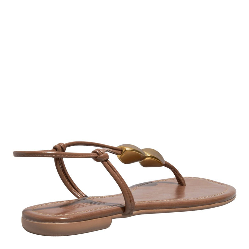 Rasteira Napa Madri Marrom