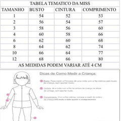 Vestido Tematicos da Miss Sky Patrulha Canina Glamim