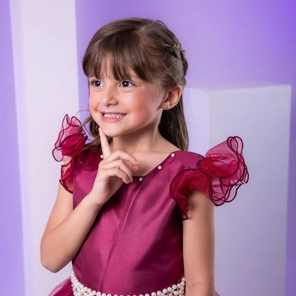 Vestido Marie Longo Marina Marsala