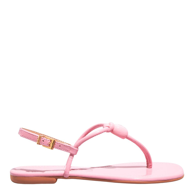 Rasteira Verniz Show Rosa Cotton