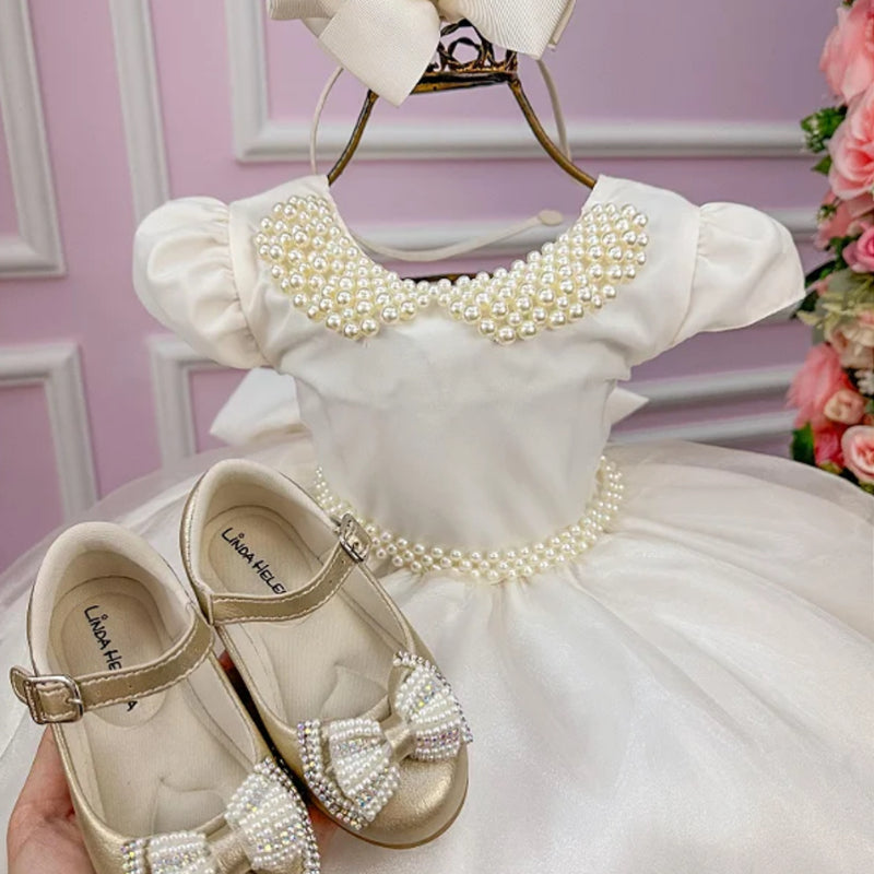 Vestido Luxo Pérolas - Glamim