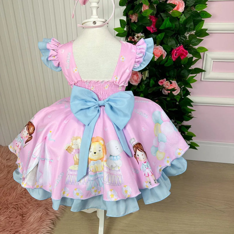 Vestido Lig Lig Tematico Circo Glamim