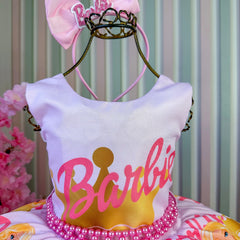 Vestido Tematicos da Miss Barbie Rosa - Barbie