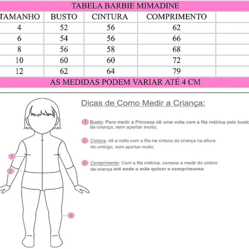 Vestido Glamim Vermelho infantil