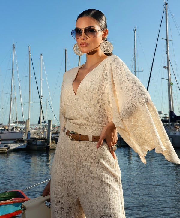 Blusa Cropped Lisa Com Mangas Amplas