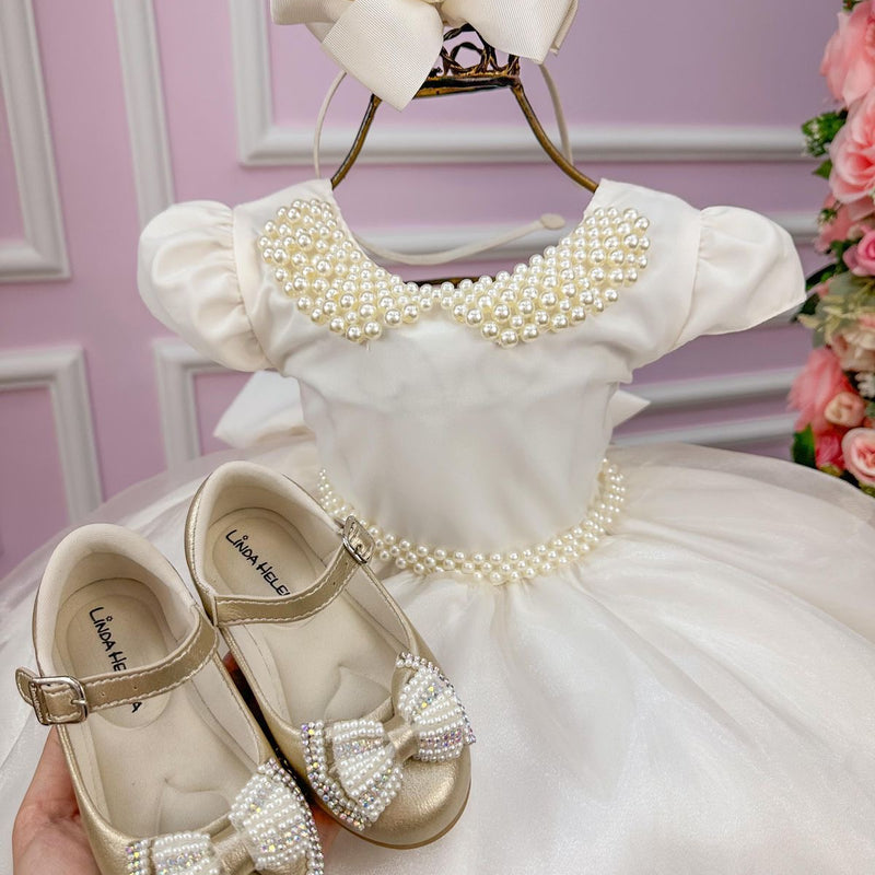 Vestido Luxo Pérolas - Glamim