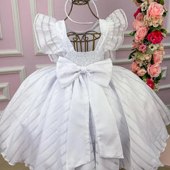 Vestido Branco Luxo - Glamim