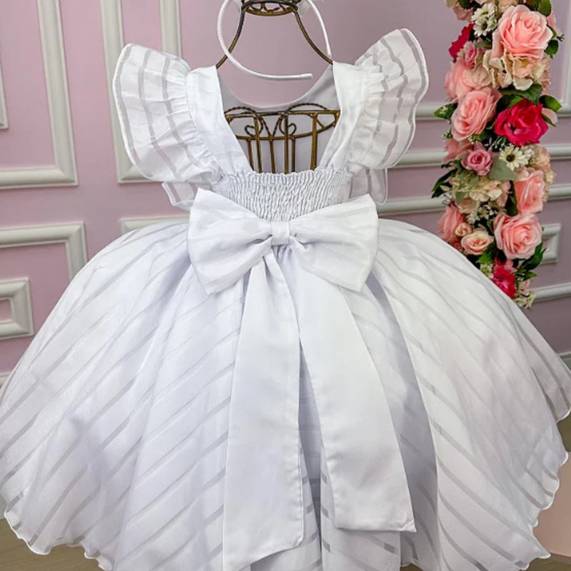 Vestido Branco Luxo - Glamim