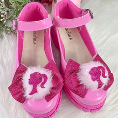Sapatilha Mocassim Barbie Pom Pom