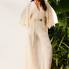 Blusa Cropped Lisa Com Mangas Amplas