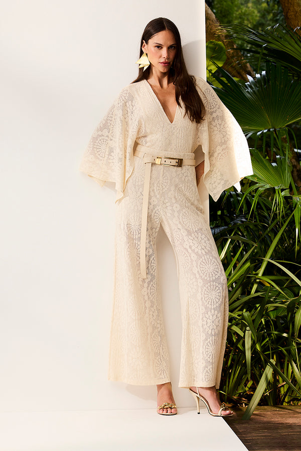 Blusa Cropped Lisa Com Mangas Amplas