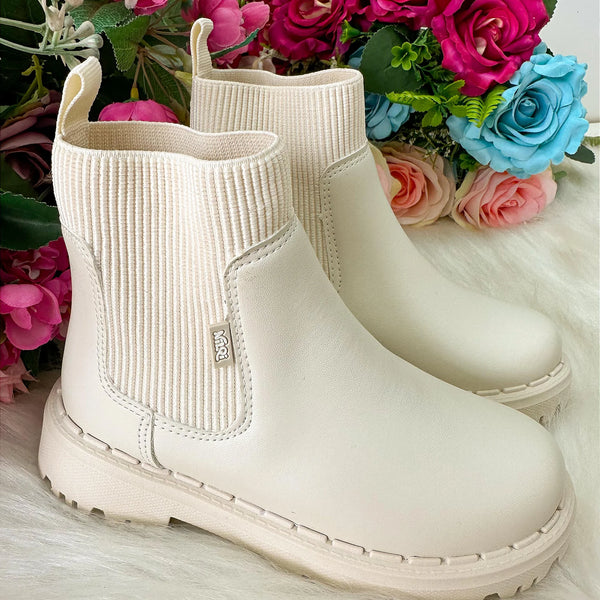 Bota - Coturno Nilqi Bianca Off White
