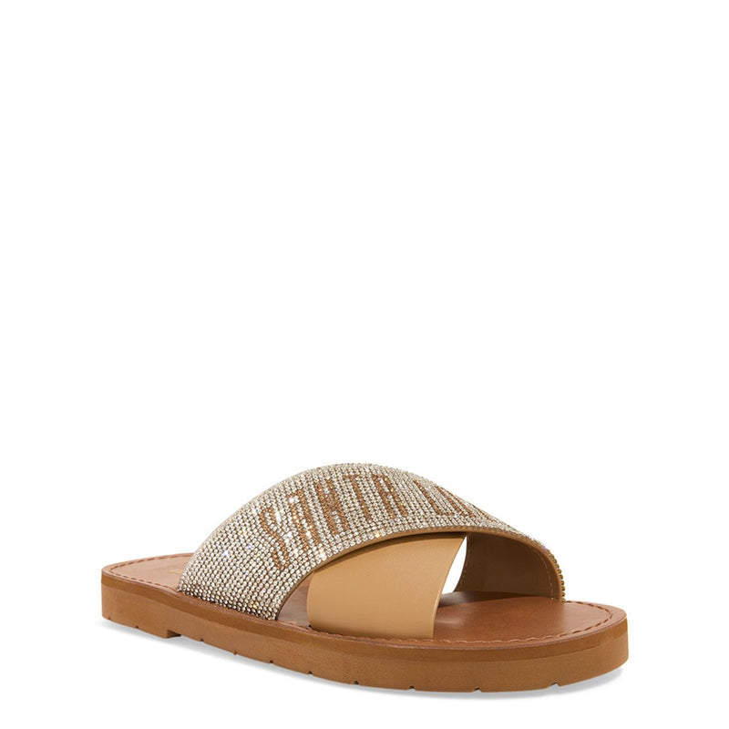 Rasteira Napa Soft Tiras Cruzadas Preta