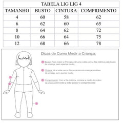 Vestido Infantil Lig Lig Temático Barbie Glamim