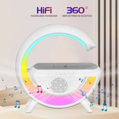 Alto-falante Bluetooth G com estação inteligente, estação inteligente, RGB, Bluetooth luminoso, 3 em 1