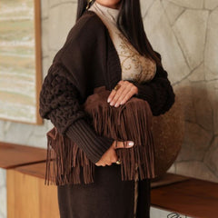 CARDIGÃ DE TRICOT FEMININO PERFECT WAY