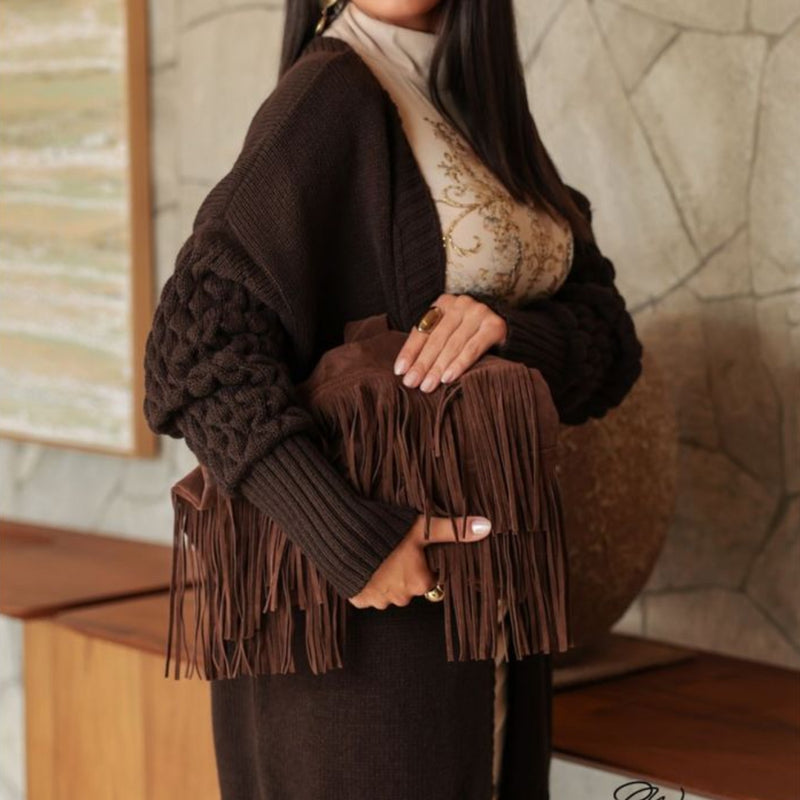 CARDIGÃ DE TRICOT FEMININO PERFECT WAY