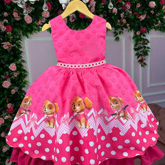 Vestido Tematicos da Miss Sky Patrulha Canina Glamim