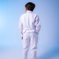 CONJUNTO MISS CHERRY SOCIAL COLETE BRANCO