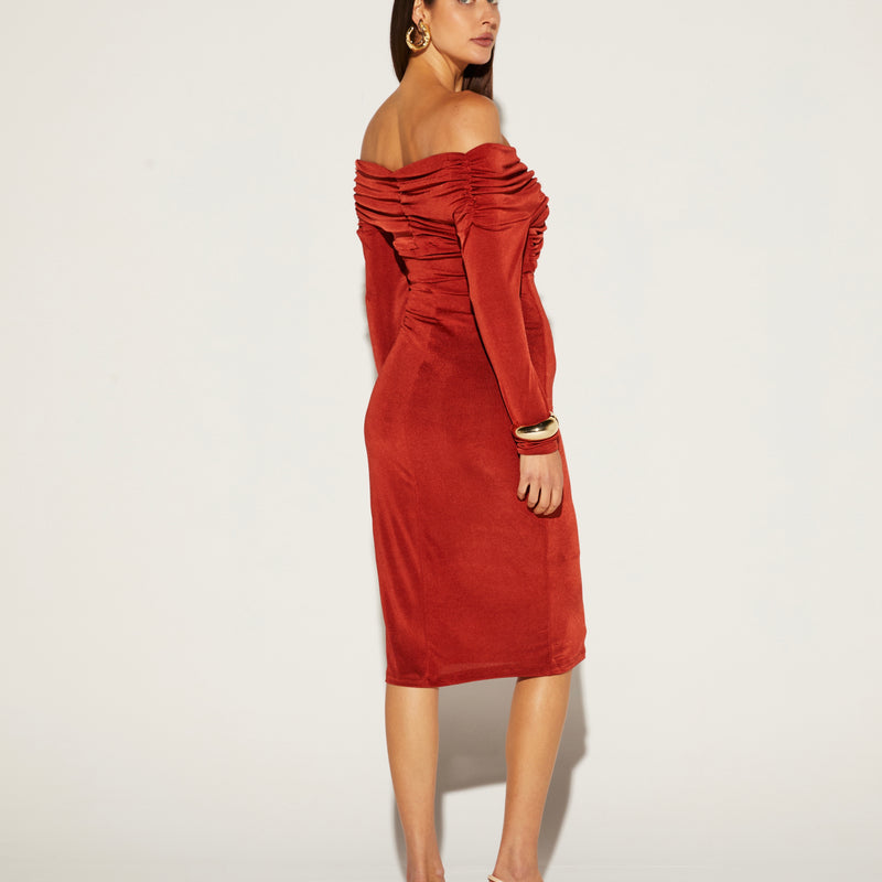 VESTIDO MIDI FEMININO TORÇAO ONÇA PRETA