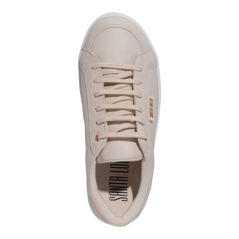 Tênis Floater Lux Off White E Rosa