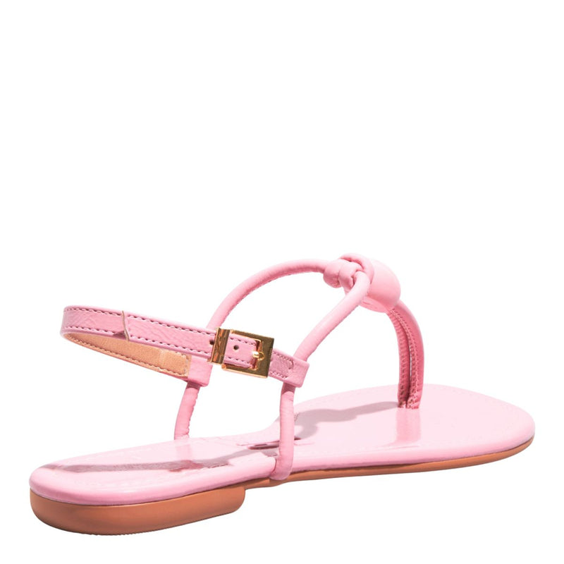 Rasteira Verniz Show Rosa Cotton