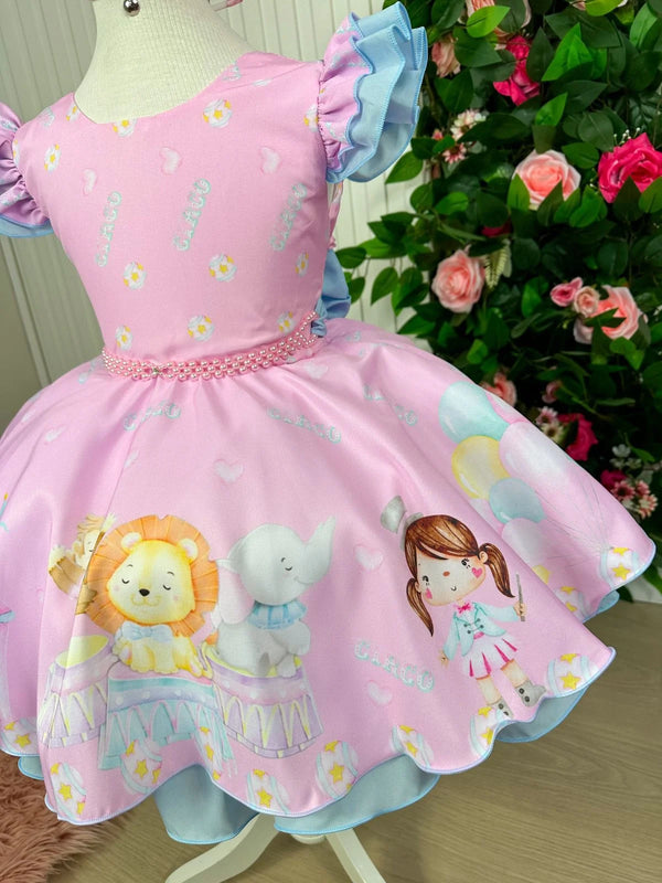 Vestido Lig Lig Tematico Circo Glamim