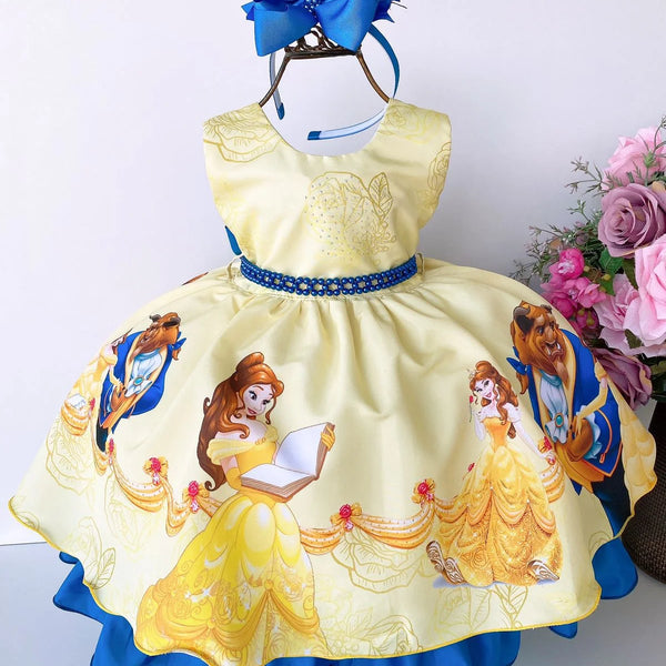 Vestido Tematicos da Miss A Bela e a Fera - Glamim
