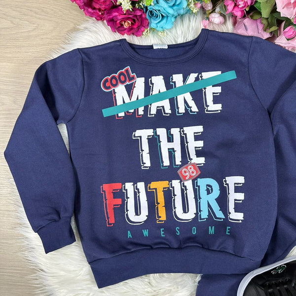 Conjunto Inverno Juvenil Taita Kids The Future Azul